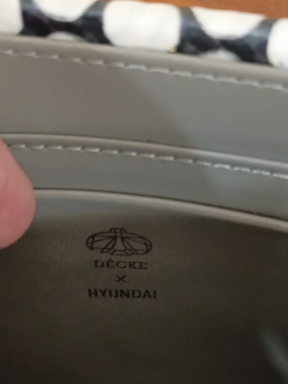 Decke X Hyundai Black and White Wallet Clutch - NWOT